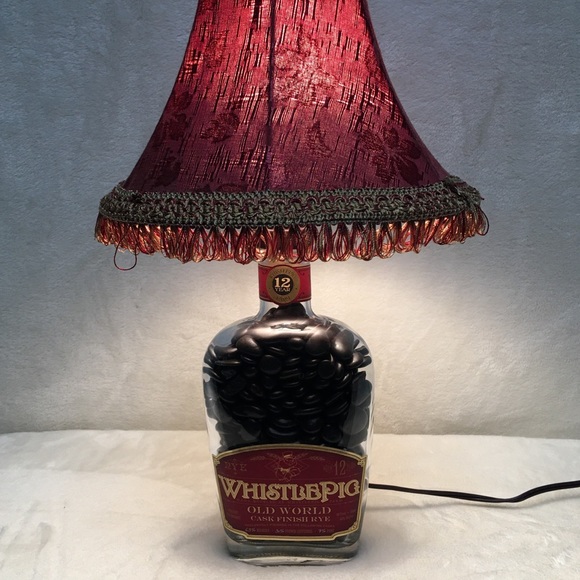 WhistlePig 12 yr  Rye Whiskey Bourbon bottle lamp - Picture 4 of 7